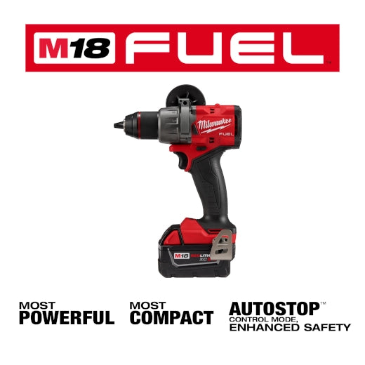 Milwaukee- M18 FUEL 1/2" Hammer Drill/ Driver Set