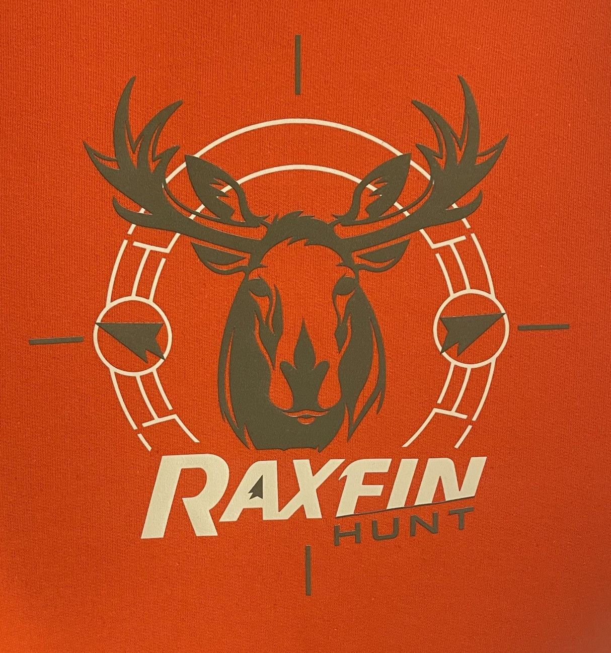 RAXFIN- Blaze Orange Hunting Hoodie