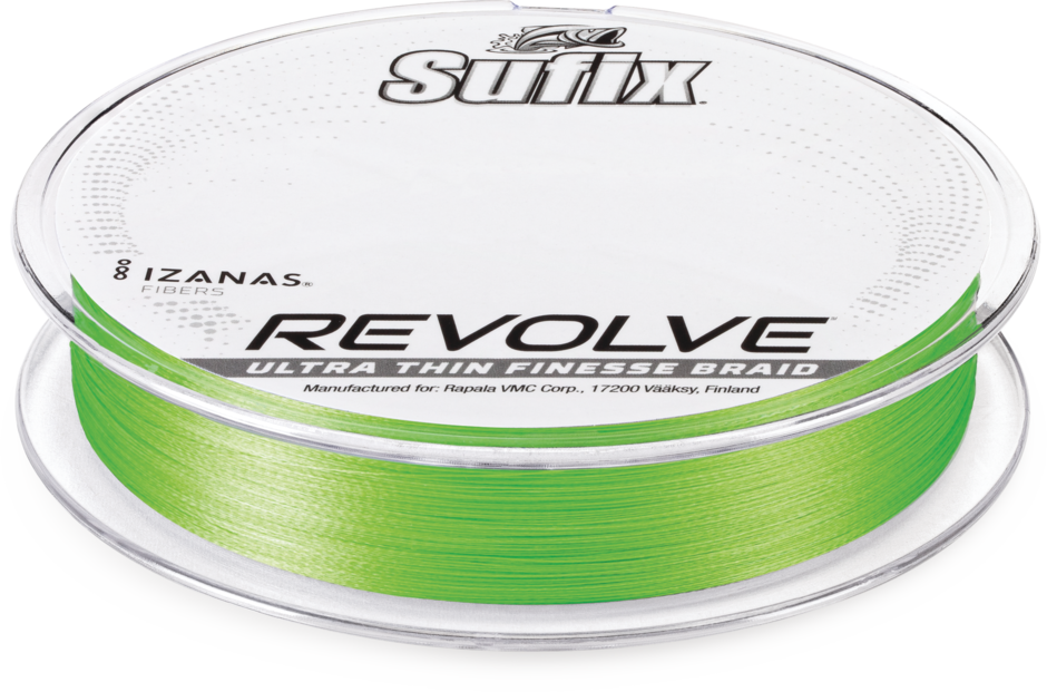 Sufix- Revolve Ultra Thin Finesse Braid Fishing Line