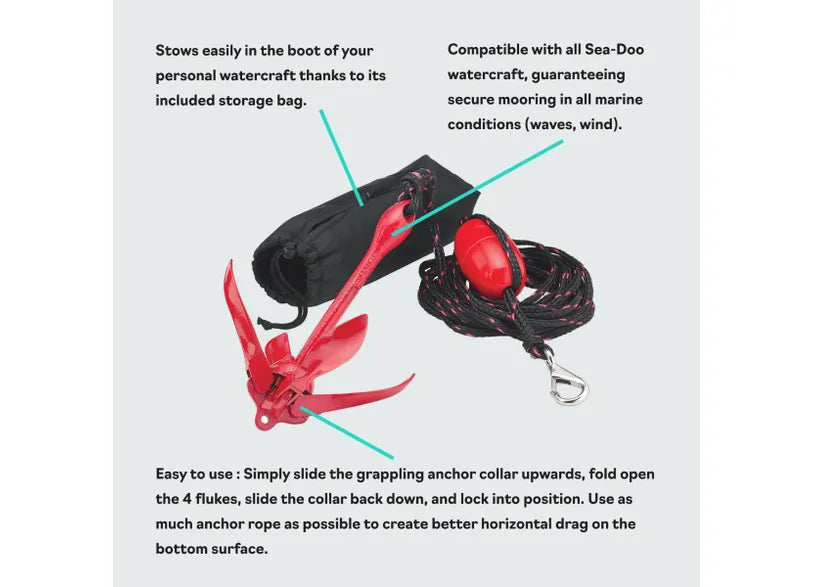 Sea-Doo- 3.5lb Folding Anchor