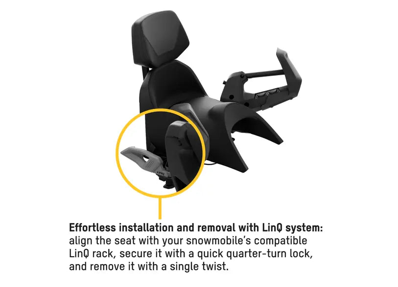 Ski-Doo- Trail LinQ Passenger Premium Heated Seat