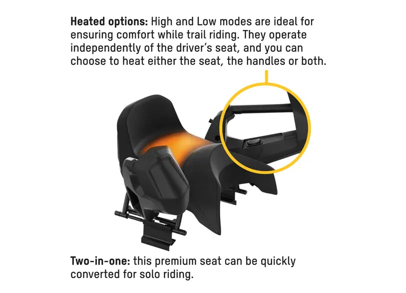 Ski-Doo- WideTrack Passenger Heated Seat