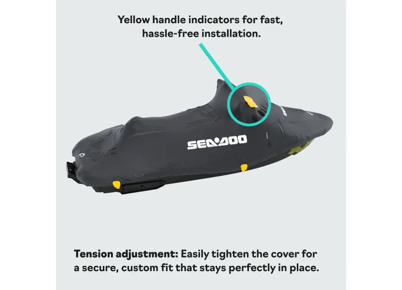 Sea-Doo- Spark 1 and 2 Seater PWC Cover with Side Hooks
