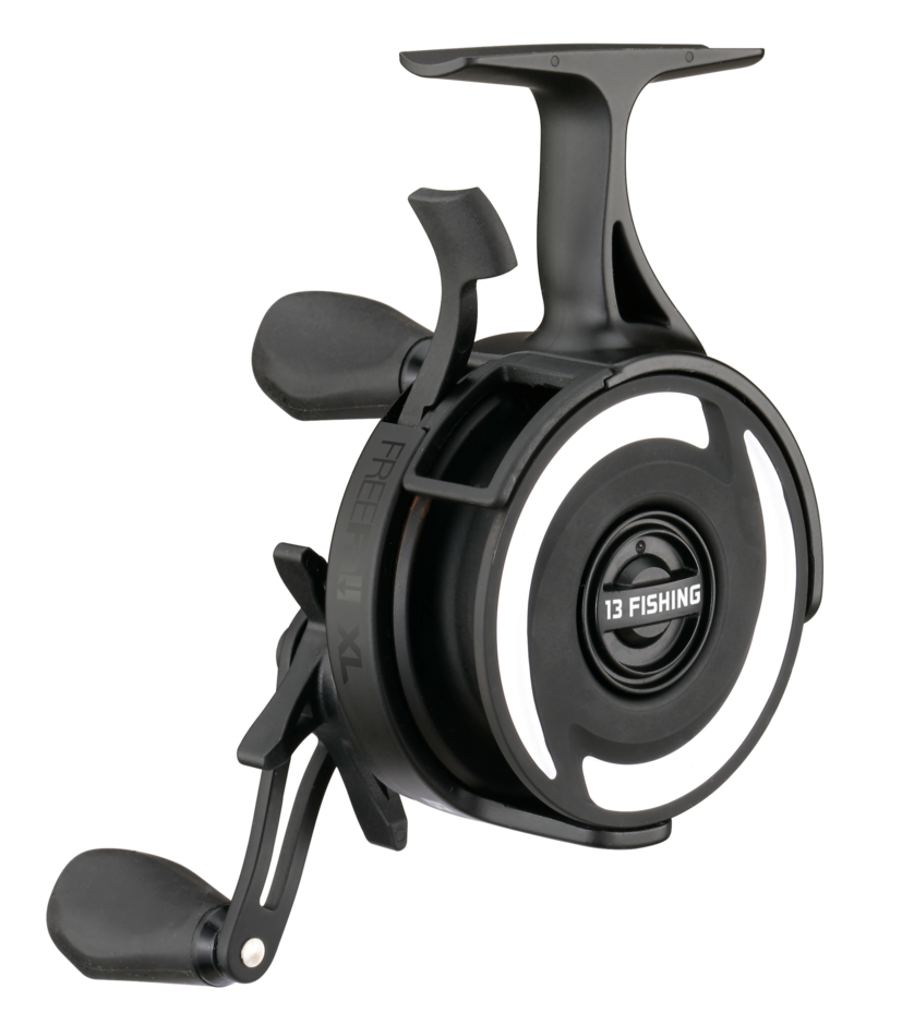 FreeFall- Black Betty XL Spinning Ice Fishing Reel