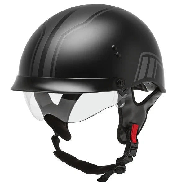 G-Max- HH65 Twin Full Dressed Half Helmet