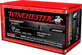 Winchester- Varmint V-Max Ammunition- 17 HMR, 17 Grain
