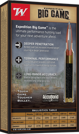 Winchester- Accubond LR Expedition Big Game Ammunition- 300 WIN MAG, 190 Grain