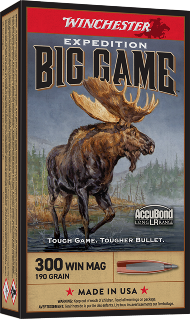 Winchester- Accubond LR Expedition Big Game Ammunition- 300 WIN MAG, 190 Grain