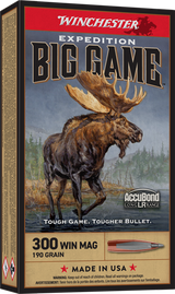 Winchester- Accubond LR Expedition Big Game Ammunition- 300 WIN MAG, 190 Grain
