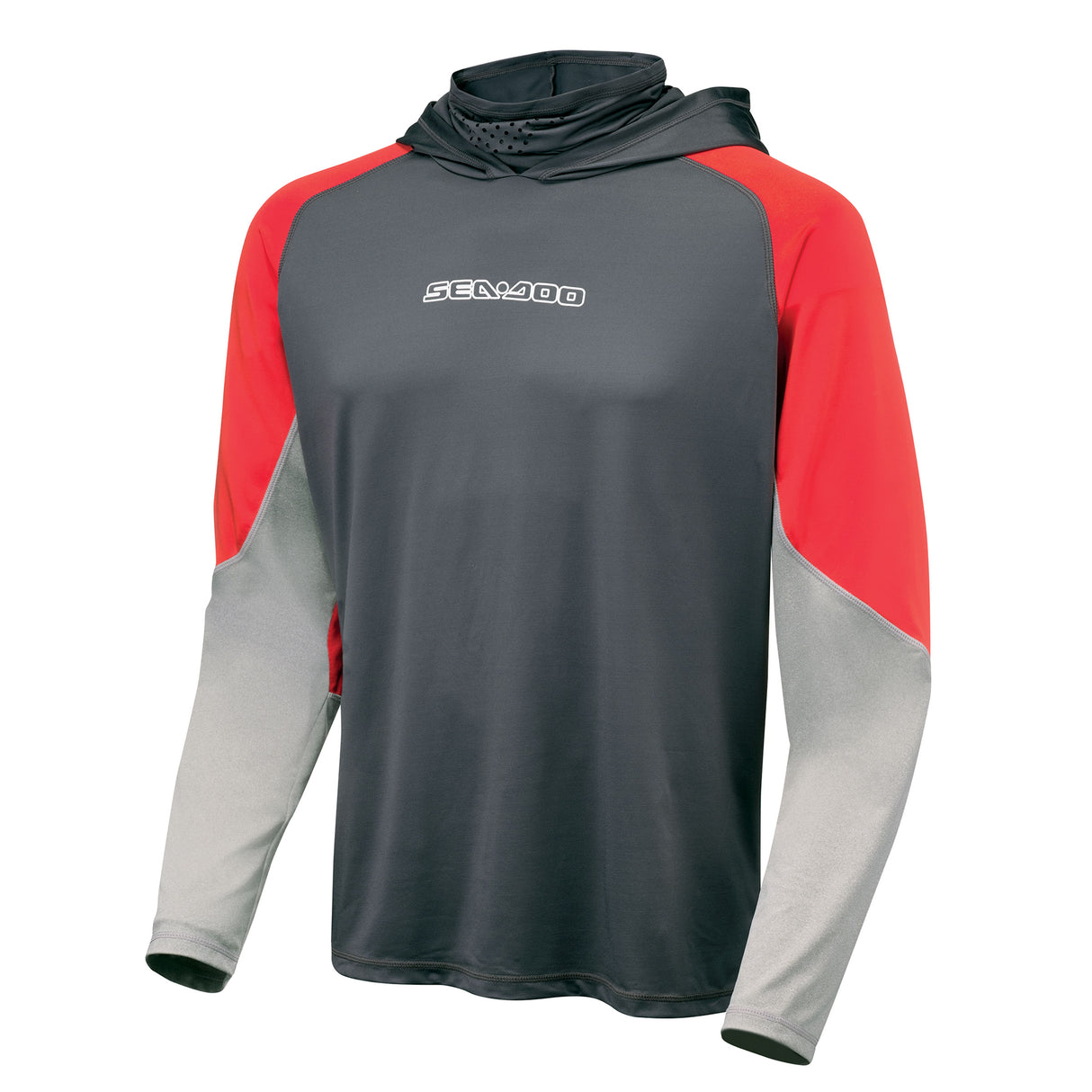 Sea-Doo- Men's UV Protection Hooded Long Sleeve Shirt