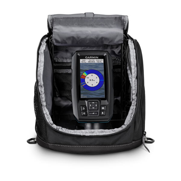 Garmin- Striker Plus 4 Ice Fishing Fish Finder Bundle