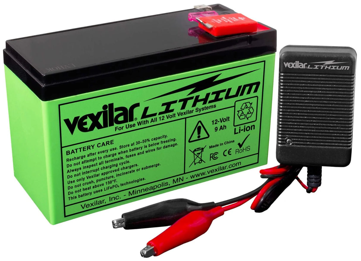 Vexilar- 12V Lithium Ion Battery and Rapid Charger