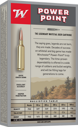 Winchester- Power-Point Ammunition- 243 WIN, 100 Grain