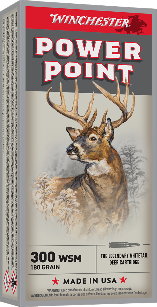 Winchester - Power-Point Ammunition- 300 WSM, 180 Grain
