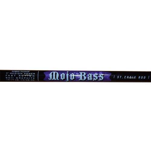 St. Croix Mojo Bass Casting Rod, 6'8″, MJC68MHF