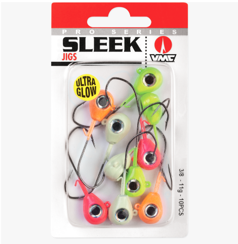 VMC Sleek Glow Jig Kit-1/8 oz.